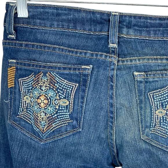 Paige Denim Benedict Canyon Jeans in Runyon Canyon Embroidered Pockets Size 28 - Picture 1 of 16
